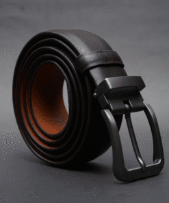 Zays Genuine Leather Belt for Men – Premium Full-Grain Cowhide, Handmade, Formal & Casual Use - ZMB142